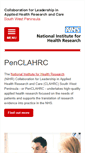 Mobile Screenshot of clahrc-peninsula.nihr.ac.uk